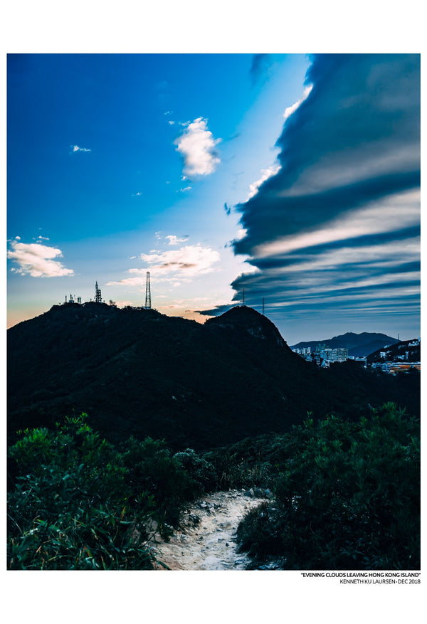 Evening Clouds Leaving Hong Kong Island (KKL03)